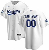 Customized Men & Women & Youth Dodgers White Nike 2020 World Series Champions Cool Base Jersey,baseball caps,new era cap wholesale,wholesale hats